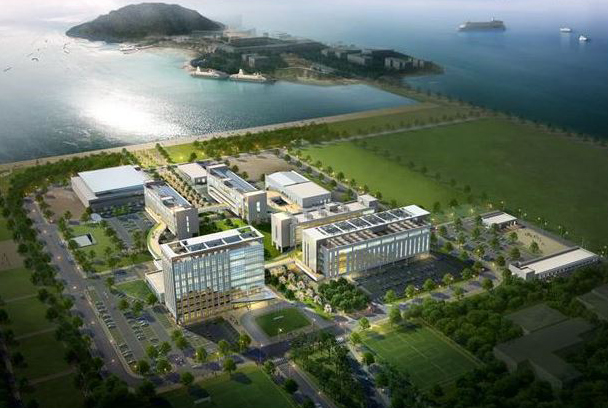 韩国海洋科学技术院-韩国海洋科学技术院釜山新办公楼鸟瞰图
