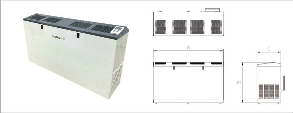 Ventilation Unit (Stand-type: Standard, Bypass, Condensation Prevention 400CMH